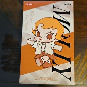 POP MART Molly Winter Fit Check Vinyl Plush Pendant Blind Box Crave A Blueberry